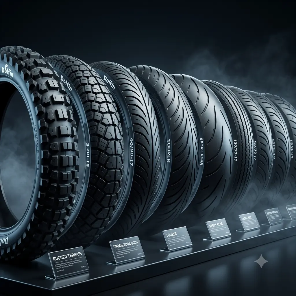 Dolfin motorcycle tyre available in Nairobi and across Kenya