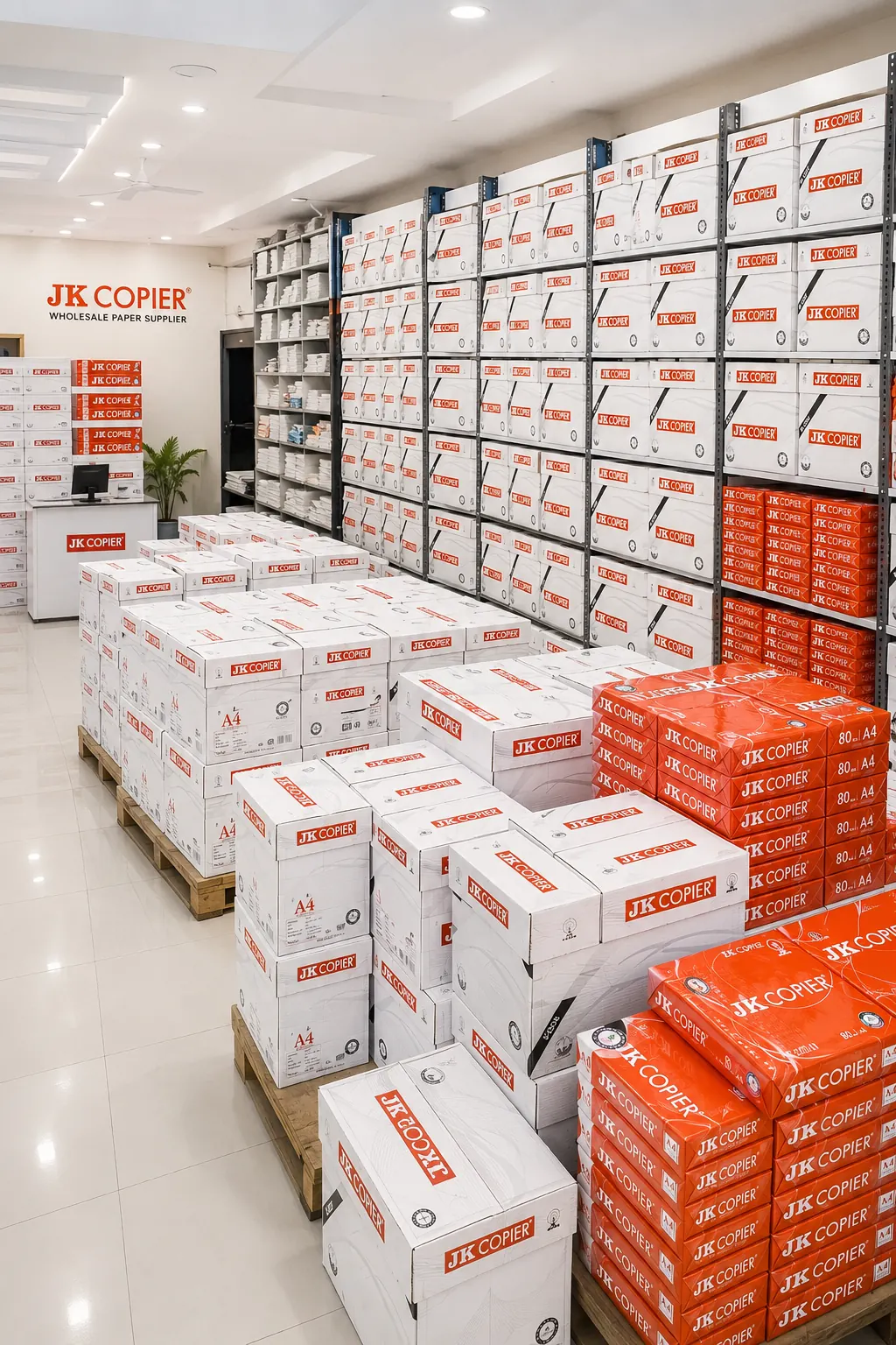 JK Copier photocopy paper supplied by Cents Traders Limited in Kenya